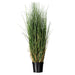 24" IFR PVC Curled Grass Artificial Plant w/Pot -Green - TN170624