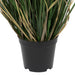 24" IFR PVC Curled Grass Artificial Plant w/Pot -Green - TN170624