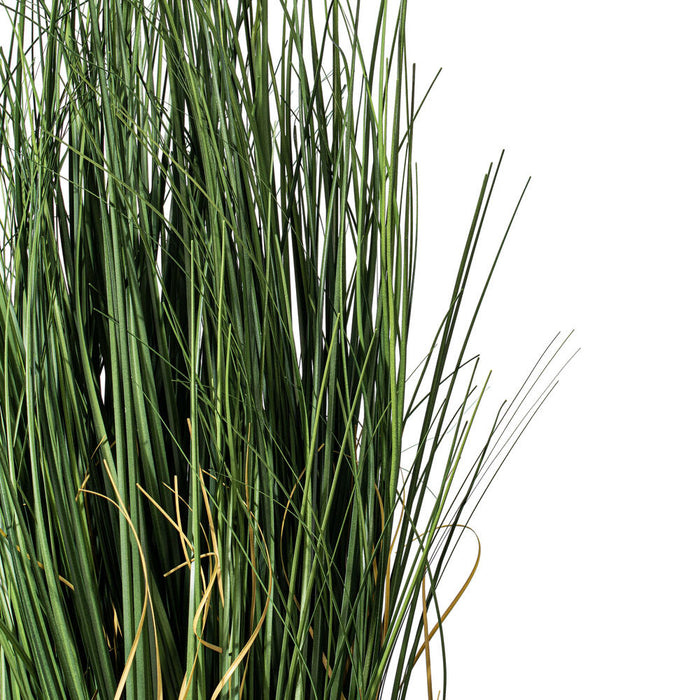 24" IFR PVC Curled Grass Artificial Plant w/Pot -Green - TN170624