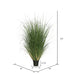 24" IFR PVC Curled Grass Artificial Plant w/Pot -Green - TN170624