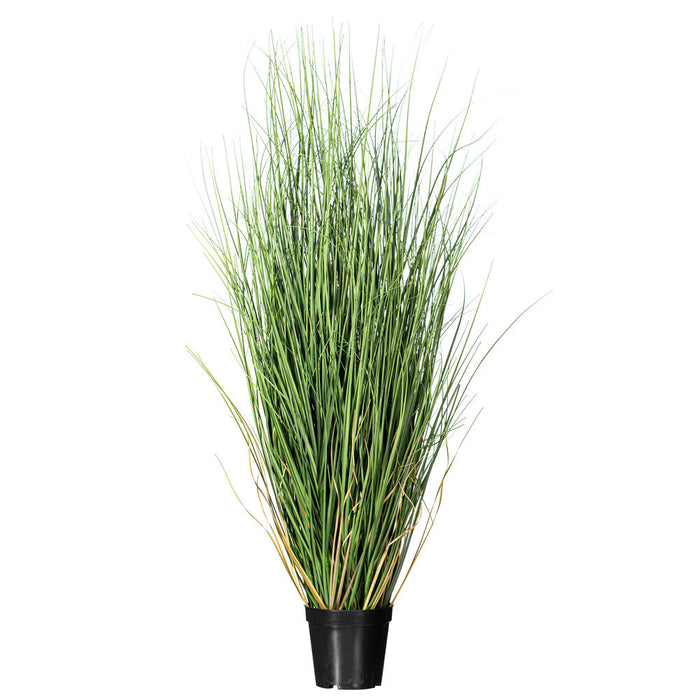 36" IFR PVC Curled Grass Artificial Plant w/Pot -Green - TN170636