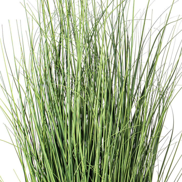 36" IFR PVC Curled Grass Artificial Plant w/Pot -Green - TN170636