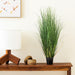 36" IFR PVC Curled Grass Artificial Plant w/Pot -Green - TN170636