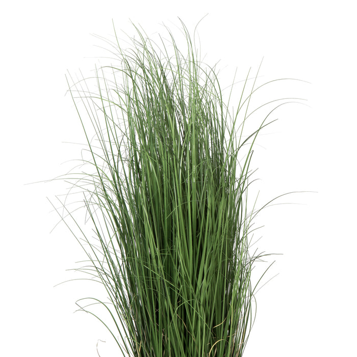 48" IFR PVC Curled Grass Artificial Plant w/Pot -Green - TN170648