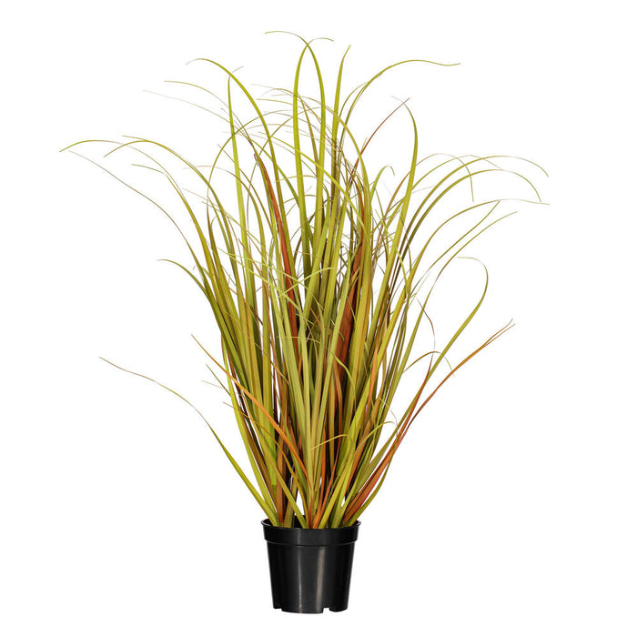 24" IFR PVC Mixed Grass Artificial Plant w/Pot -2 Tone Brown - TN170824