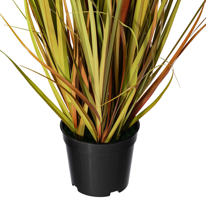24" IFR PVC Mixed Grass Artificial Plant w/Pot -2 Tone Brown - TN170824