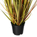 24" IFR PVC Mixed Grass Artificial Plant w/Pot -2 Tone Brown - TN170824