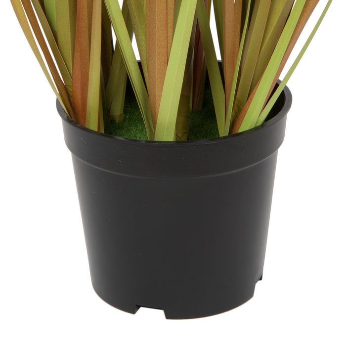 24" IFR PVC Mixed Grass Artificial Plant w/Pot -2 Tone Brown - TN170824