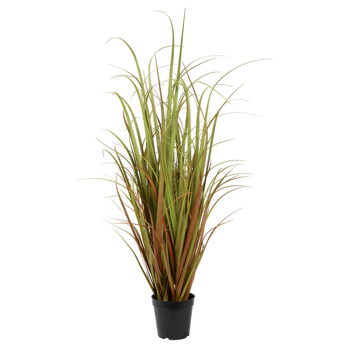 36" IFR PVC Mixed Grass Artificial Plant w/Pot -2 Tone Brown - TN170836