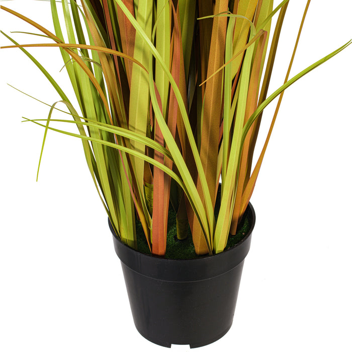 48" IFR PVC Mixed Grass Artificial Plant w/Pot -2 Tone Brown - TN170848