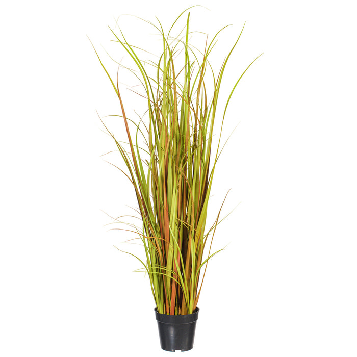 48" IFR PVC Mixed Grass Artificial Plant w/Pot -2 Tone Brown - TN170848