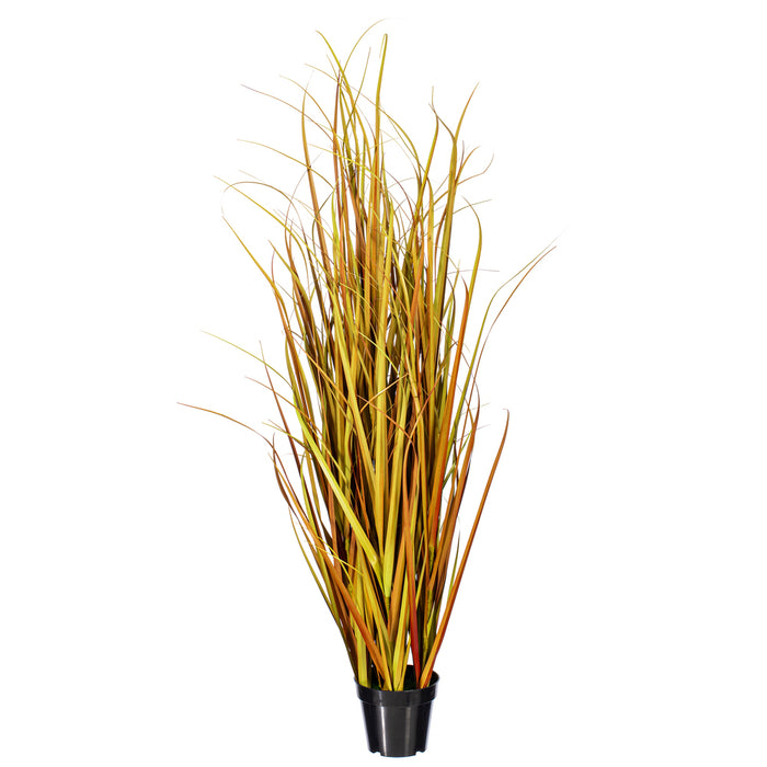 60" IFR PVC Mixed Grass Artificial Plant w/Pot -2 Tone Brown - TN170860
