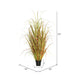 60" IFR PVC Mixed Grass Artificial Plant w/Pot -2 Tone Brown - TN170860
