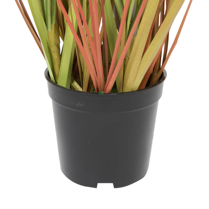24" IFR PVC Mixed Grass Artificial Plant w/Pot -Green/Brown - TN171024