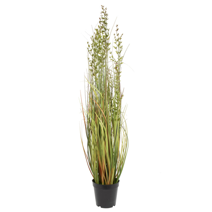 36" IFR PVC Mixed Grass Artificial Plant w/Pot -Green/Brown - TN171036
