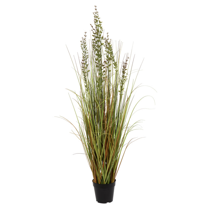 48" IFR PVC Mixed Grass Artificial Plant w/Pot -Green/Brown - TN171048