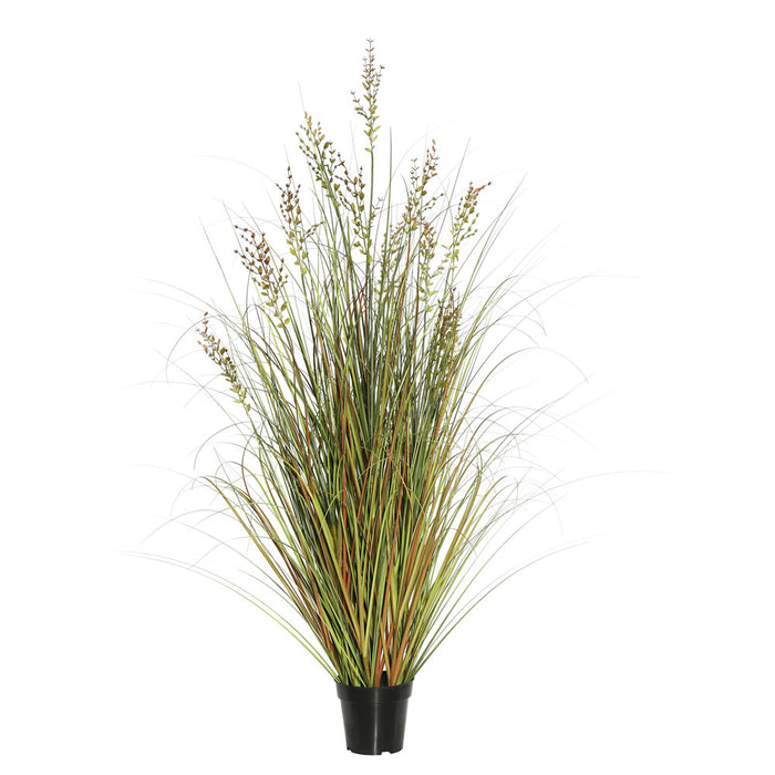 60" IFR PVC Mixed Grass Artificial Plant w/Pot -Green/Brown - TN171060
