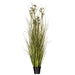 60" IFR PVC Grasss & Pomp Balls Artificial Plant w/Pot -Green - TN171160