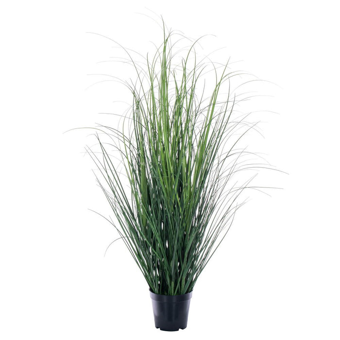 3' Outdoor UV-Resistant Artificial Tufted Hair Grass Plant w/Pot -Green (Pack of 2) - TN250136UV