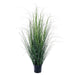 3' Outdoor UV-Resistant Artificial Tufted Hair Grass Plant w/Pot -Green (Pack of 2) - TN250136UV