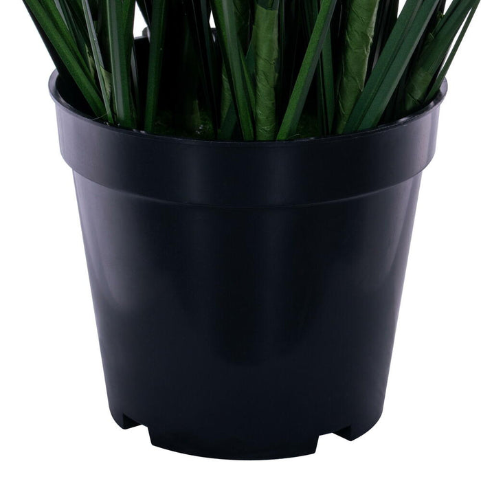 3' Outdoor UV-Resistant Artificial Tufted Hair Grass Plant w/Pot -Green (Pack of 2) - TN250136UV