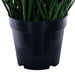 4' Outdoor UV-Resistant Artificial Tufted Hair Grass Plant w/Pot -Green - TN250148UV