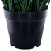 5' Outdoor UV-Resistant Artificial Tufted Hair Grass Plant w/Pot -Green - TN250160UV