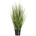 2' Outdoor UV-Resistant Artificial Evergold Grass Plant w/Pot -Green/Cream (Pack of 2) - TN251124UV