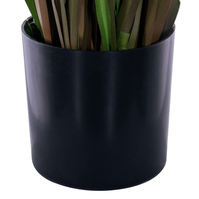 24" Flax Grass Artificial Plant w/Pot -Green/Burgundy - TN251924