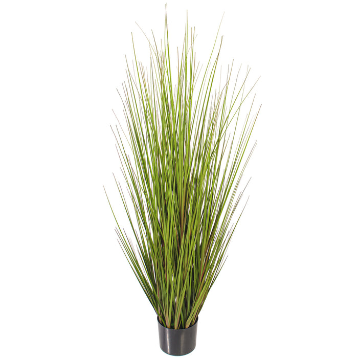 60" Flax Grasss Artificial Plant w/Pot -Green/Burgundy - TN251960