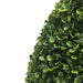 24" Outdoor UV-Resistant Artificial Boxwood Teardrop-Shaped Topiary w/Pot -Green - TP171524