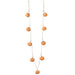 6'6" Felt Pumpkin Artificial Garland -Orange (Pack of 6) - VGP736-OR
