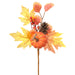 12" Pumpkin, Pinecone & Maple Leaf Artificial Stem -Fall (Pack of 12) - VKP002-FA