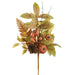 18" Pumpkin, Pinecone & Fern Artificial Stem Pick -Fall (Pack of 12) - VKP821-FA