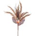 25" Artificial Pumpkin, Magnolia Leaf & Grass Stem Pick -Orange/Gray (pack of 12) - VKP898-OR/GY