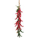 26" Artificial Hanging Chili Pepper String -Red/Green (pack of 12) - VPG113-