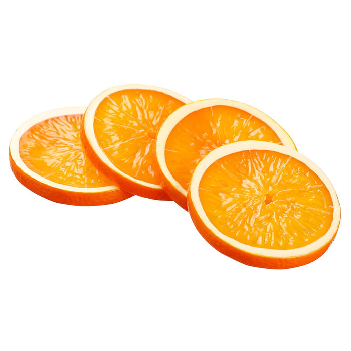 3" Artificial Bagged Orange Slices -Orange (pack of 24) - VPO131-OR