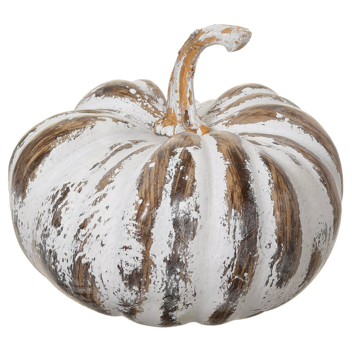 8"Hx9.5"W Artificial Gourd -Brown/Whitewashed (pack of 4) - VQP917-BR/WW