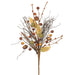 16" Artificial Acorn & Berry Stem -Brown/Green (pack of 12) - VSA207-BR/GR