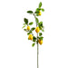 44" Flowering Artificial Lemon Branch Stem -Yellow (pack of 12) - VSL044-YE
