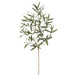45" Silk Olive Leaf Branch Stem With Olives -Green (Pack of 6) - VSO382-GR