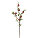 36" Silk Pomegranate Fruit Leaf Stem -Burgundy (pack of 6) - VSP600-BU