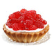 3" Wide Fake Red Raspberry Tart -Red (pack of 18) - VTS339-RE