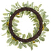 24" Artificial Lemon Fruit & Blossom Wreath -Yellow (Pack of 2) - VWL751-YE
