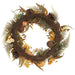 26" Mixed Hydrangea Flower, Pumpkin & Pinecone Artificial Wreath -Fall - VWP291-FA