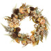 26" Mixed Hydrangea Flower, Pumpkin & Pinecone Artificial Wreath -Fall - VWP291-FA