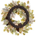 24" Mixed Pumpkin, Gourd & Pinecone Artificial Wreath -Cream/Brown (Pack of 4) - VWP322-CR/BR