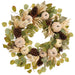 24" Mixed Pumpkin, Gourd & Pinecone Artificial Wreath -Cream/Brown (Pack of 4) - VWP322-CR/BR