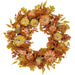 30" Mixed Pumpkin, Berry & Maple Leaf Artificial Wreath -Orange/Green (Pack of 2) - VWP605-OR/GR