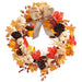 24" Artificial Pomegranate, Pod & Berry Wreath -Orange/Cream (Pack of 4) - VWP815-OR/CR